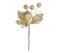 Mimoqk Artificial Pine Branches | Artificial Christmas Branches Stems Decor | Floral Stems Ornaments for Parties, for Craft Arrangements Office Kitchen Fireplace Coat Table Indoor