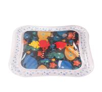 Mimoqk Baby Water Mat, Inflatable Play Pad, Square Cushion Design, Sensory Development Toy, Educational Activity Center For Tummy Time, Visual Stimulation For Small Kid, Babies