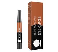 Mimoqk Beard Styling Pen, Long-Lasting Marker, Beard Pencil Filler, Grooming Precision Tool Long-Lasting Beards Marker for Barber Home Salon Travel Party Wedding Date Work Stage Costume