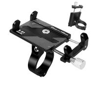 Mimoqk Bike Handlebar Phone Holder | Aluminium Motorcycle Smartphone Holder - Outdoor Accessory for GPS Navigation Delivery Video Calls Trip