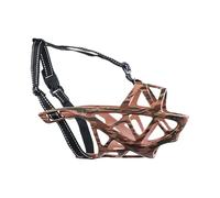 Mimoqk Breathable Basket Muzzle | Cage Muzzle For Small Medium Large Dogs | Adjustable, Breathable, Sturdy Dog Basket Muzzle, Dog Can Pant And Drink For Medium, Large Aggressive Reactive Dogs