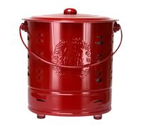 Mimoqk Burn Barrels for Outside,Stainless Steel Paper Burning Barrel Incinerator - Heat-Resistant Burner for Backyard Fireplaces Landscapers Campfire Bonfires Yard Garbage Farm Gardeners