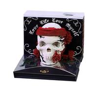 Mimoqk Calendar with Pages to Detach 3D Memo Pad Calendar Planner Skull Halloween - Planning Accessory for Holidays, Events Reminders