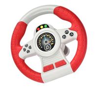 Mimoqk Car Steering Wheel Simulator, 360 Degree Rotation Play Pretend Steering Wheel Toy, Simulated Driving Copilot Toy for Friends Family, Interactive Car Simulator for Kids with Realistic Features