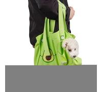Mimoqk Cat Bag Carrier | Adjustable Soft-sided Puppy Sling | Pet Carrier Slings for Walking Airplane Airport Transportation Shopping Public Transport Urban Car Nail Trimming