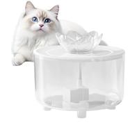 Mimoqk Cat Water Fountain | Electric Water Fountain with USB Power Non-Slip - Automatic Water Dispenser for Cats for Small to Large Breeds for Living Room Bedroom Balcony