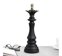 Mimoqk Chess Piece Decor | Resin Figurine Statues | King and Queen Ornaments | Tabletop Decoration for Home