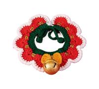 Mimoqk Christmas Collar for Dogs, Festive Costume for Kittens and Puppies - Winter Collar for Cats | for Family Gathering, Photographic Shooting, Party, Show, Costume