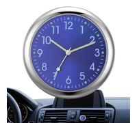 Mimoqk Clock For Car Dashboard | Glowing Small Analog Clock | Small Analog, Stick On For Car Dashboard, Sticky For Boat Bike