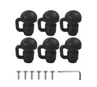 Mimoqk Compact Pole Caps, Secure Post Covers, Portable Frame Barrier, Outdoor Garden Safety Fixture, Backyard Play Equipment Accessory, Sports Gear for Home, Patio, Playground, 130g