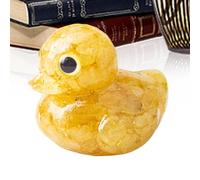 Mimoqk Crystal Duck Figurines, Crystal Gravel Duck Tabletop Ornament, Living Room Ornament, Bedroom Duck Figurine, Collectible Figurine, Animal Sculpture for Living Room, Bedroom, Bookshelf, Desktop