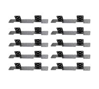 Mimoqk Deck Bracket, Stringer Mount Connector, Heavy Duty Joist Accessory, Garden Yard Home Basement Daily Use, Building Gear for Farmhouse Apartment Attic Deck Stringer Connection Projects