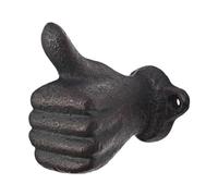 Mimoqk Decorative Wall Hooks, Funny Metal Gesture, Compact Mount with Strong Hold, Sturdy Build with, Home Accessory, Handy Organizer for Bedroom Kitchen Living Room Keys Towels Coats Jewelry