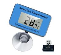 Mimoqk Digital Fish Tank Thermograph | Accurate Digital Aquarium Temperature Meter - LCD Display Terrarium Water Temperature Test, Aquarium Fish Tank Accessories For, Axolotl, Turtle Or Aquatic