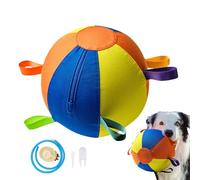 Mimoqk Dog Ball Toy, Interactive Ball for Dogs Bite Resistant - Exercise Safe Chew Toy for Outdoor Water Party Birthday Christmas Fun