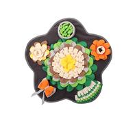 Mimoqk Dog Puzzle Mat, Puppy Snuffle Game Pad, Stress Relief Activity, Interactive Training Toy for Mental Stimulation and Boredom Reduction at Home or Travel, 23.62x23.62x0.79 Inches