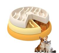 Mimoqk Dog Slow Rising Bowl, Interactive Puzzle 3 Layers, Slow Feeding Bowl for Dogs and Cats, for Feeding Cat Puppy Pets Small and Medium Anti Bloating Help