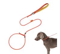 Mimoqk Dog Training Leads For Walking, 59in Escape-proof Medium Dog Neck Slip Harness, Escape-Proof Puppy Neck Harness 360-Degree Anti-Knot Rotation