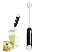 Mimoqk Electric Stirrer for Drinks - UV Light Battery Operated Powdered Blende Powerful - Intelligent Stirrers Electric 4000rpm Portable Drink Mixer for Milk, Matcha, Hot Chocolate