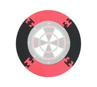 Mimoqk Flocked Dart Board Surround, Noise Reduction Protector, Wall Protection Ring with Soft Padding, Game Room Accessory with Durable Design, Dartboard Guard, Safety Ring for Indoor