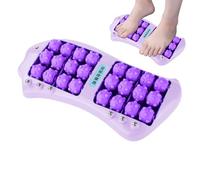 Mimoqk Foot Massage Roller | Double Muscle Massager with Magnetic Beads - 24 Wheels Fish Shape Detention Tool for Arch Work Heel Muscles and Heel Muscles
