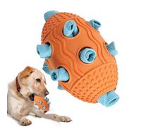 Mimoqk Football for Dogs, Football Toy for Small Dogs, Interactive Dog Chew Toy, Puppy Chew Treat Dispenser, Incredible Pet Toy