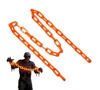 Mimoqk Halloween Chain, 3.94ft Solar Creepy Kit, Practical Yard Aid, Functional Garden Supply, Portable Fence Accessory, for Porch Railing Window Frame Outdoor Decoration Daily Routine