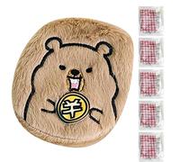 Mimoqk Hand Warmer, with 5 Cores Replaceable Cute Self-Warming, Portable Hand Warmers with Capybara Design, for Women and Men Gifts for Christmas Stocking Camping Winter Cold Weather