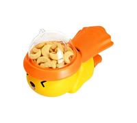 Mimoqk Interactive Dog Feeder | Boredom Relief Training Game,Press and Rotate Food Dispensing Dog Toy,for Boredom Relief Mental Enrichment Kitten Senior All Breed Sizes Indoor Play Travel