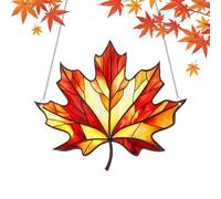 Mimoqk Maple Leaves 2D Acrylic, Autumn Art Decorative Piece for Display, Sunlight Catching with Colorful Acrylic Finish, Home Ornament for Christmas, Housewarming, Birthday