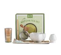 Mimoqk Matcha Tea Set | Matcha Making Tool Set,Traditional Drink Utensils Tea Tools for Home Relaxing Massage Gathering Yoga Office Party Medication