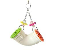 Mimoqk Mice Enrichment Toy, Bite-Resistant Cage, Colorful Pet Accessory, Fun Sturdy, Bird Foraging Toy for Parakeet Macaws Lovebird Conures Cockatiels Cage Playground