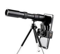 Mimoqk Monocular Telescope, Monocular Telescope for Smartphones | Portable Monocular Telescope, Multi-Layer Coated Lenses, Compact Telescope for Camping, Hiking and