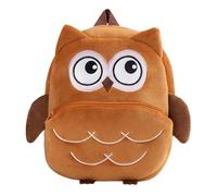 Mimoqk Owl Backpack | Cartoon Owl Cute Soft Lightweight Bags,Little Boy Backpack - for School Zoo Park Garden Camping Picnic Walking Activities Restaurant Snacks Toys