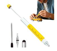 Mimoqk Pens Beading, Scales Multipurpose Ballpoint, Stylish Craft Kit, Convenient Portable Accessory, Functional Daily Supply, for Office Studio Work Meeting Crafting Home Repair Routine