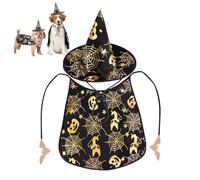 Mimoqk Pet Halloween Costumes, Halloween Pet Cloak Costume,Cloak Hat for Halloween Pet Costume | Pet Vampire Cape Hat Cats