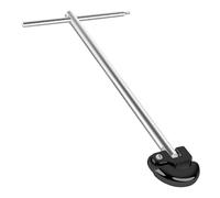 Mimoqk Plumbing Basin Wrench, Adjustable Tap Spanner Tool, Multifunction Handle Grip, Wide Jaw Design, Sink Repair Tool for Kitchen, Bathroom, Garden, Sewer Use, 11.73 x 4.49 x 4.61 Inches