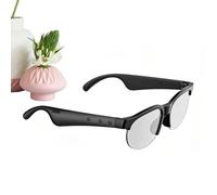 Mimoqk Smart Glasses, Lightweight Simultaneous Interpretation, Functional Translator Glasses with, Communication Tool for Men Women, Translator Glass for Reading Travel