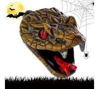 Mimoqk Snake Whistle - Snake Party Noise Maker | Portable Resin Props, Prank Toy for Halloween Indoor Outdoor Escape Room Game Holiday Party Theme Event
