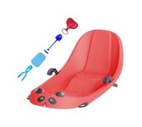 Mimoqk Snow Sled for Kids - Winter Sport Equipment | Outdoor Snow Sled with Brake,for Cold Weather Girls Children Preschoolers Snowy Hills Park Backyard Playground