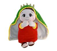 Mimoqk Soothing Plush Doll, Huggable Soft Toy, Breathing Motion Stuffed With Comfort, Suitable For Kids, Sleep Helper, Plush Doll Easy Use for Children Boys Girls Home Crib Stroller Car Seat Travel