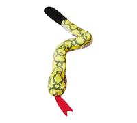 Mimoqk Squeaky Snake Dog Toy, Plush Cute Chewing Toy for Dogs | Bite Resistant Stuffed Animal Chew Toy with Sounding Paper for Large and Small Dogs to Enjoy Interactive Playtime and Comfort