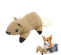 Mimoqk Squirrel Dog Squeaky Toy, Puppy Teething Toys, Stuffed Animal Dog Toy, Interactive Dog Toys, Soft Plush Dog Toy, Indoor Puppy Toys, Fun Dog Squeaky Toys, Chew Toys for Teething Puppies