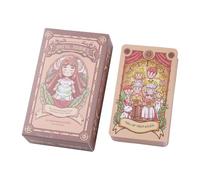 Mimoqk Tarot Cards - Joyful Board Game for Standard Game Divination, Reliable Set with Clear Guide, Oracle Deck for Fate Divination, Friends Gathering, 4.06x2.36 Inches