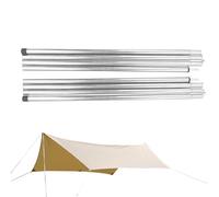 Mimoqk Tent Pegs for Tarpaulin | Weather Resistant Metal Canopy Canopy Pole Replacement | for Holidays Travel Road Trip Beach Outdoor Camping