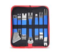 Mimoqk Trim Removal Tool Kit Automotive, Car Panel Door Window Tools Set, Pry Installer Repair Kit for Vehicle Upholstery Detailing Audio Mechanics Dashboard Baseboard Interior, 5.12x1.06 Inches