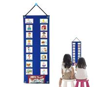 Mimoqk Visual Chart For | Behaviour Checklist & Activity Chart | Visual Daily Timetable - For Preschool Boys