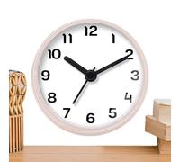 Mimoqk Waterproof Shower Clock, Battery Operated Clock, Wall Suction Cup, Easy Mount Design, Water-Resistant Material, Bathroom Kitchen Clocks for Indoor, Tub, Pool, Sauna, Apartment, Dormitory