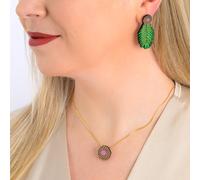 Mimosa Eco-Friendly Reclaimed Wood Necklace