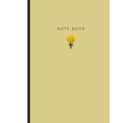 Mimosa: Flower Oil Painting Notebook vol.3: 100 Lined Pages, 6x9 inch, Aesthetic Dark Brown & Yellow Fine Art Journal for Writing and Daily Notes (Floral Oil Painting Collection)